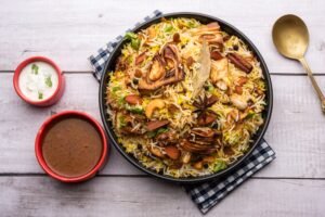 Kathal Biryani or fanas or jackfruit biryani